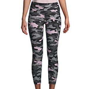 Calvin Klein Performance Pink Camo Cropped Leggings